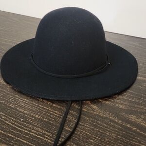 Peter Grimm Black Wool Floppy Hat
